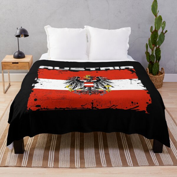 Item preview, Austrian flag with eagle coat of arms designed and sold by Mila1946.