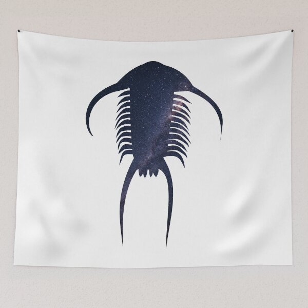 Item preview, Glowing Milky Way On Dark Sky Trilobite | Cute Trilobite designed and sold by BopleDesigns.