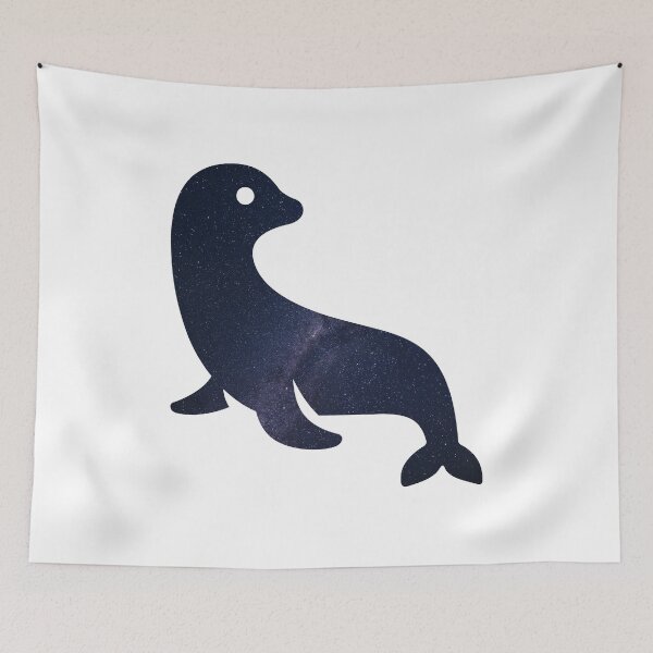 Item preview, Glowing Milky Way On Dark Sky Seal | Cute Seal  designed and sold by BopleDesigns.