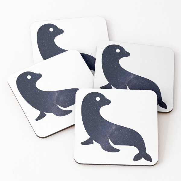Item preview, Glowing Milky Way On Dark Sky Seal | Cute Seal  designed and sold by BopleDesigns.