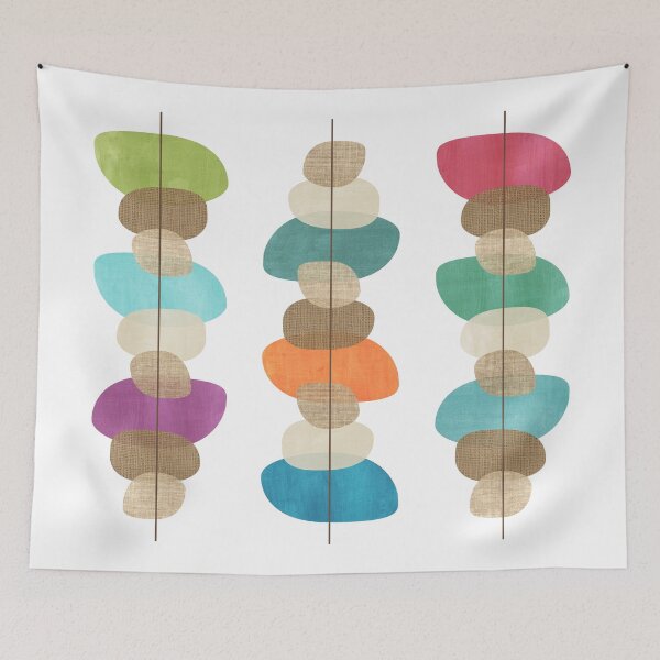 Item preview, Colorful Mid Century Modern Print - Abstract designed and sold by Elsy's Art.