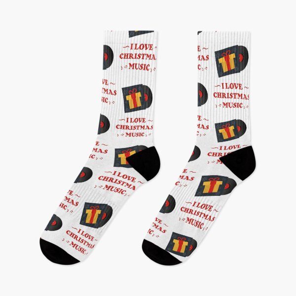 Item preview, I Love Christmas Music | Xmas Present | Retro Gift Ideas designed and sold by Fluffy-Vectors.