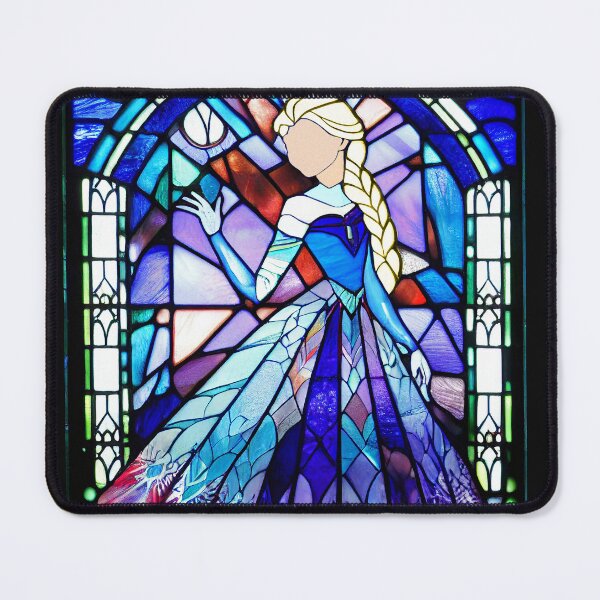 Item preview, Ice Queen Stained Glass Window designed and sold by kiwimick.
