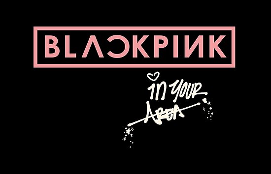 Korean Idol Blackpink  In Your  Area  Logo