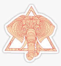 Elephant Delta Triangle Sticker