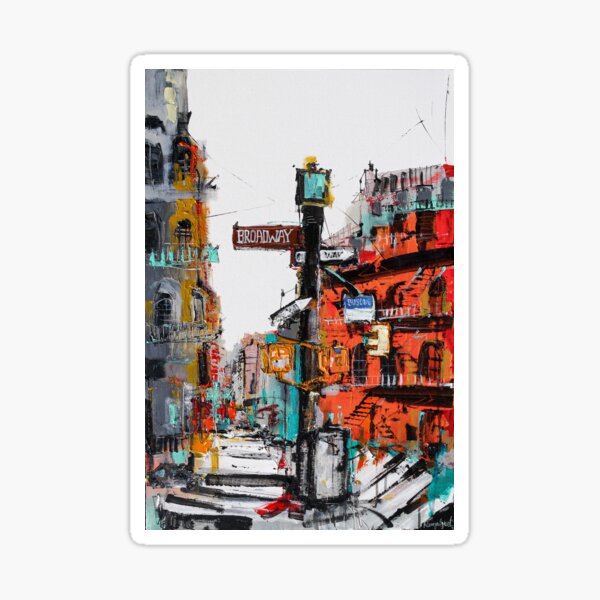 Item preview, New York Skyline - Broadway designed and sold by Artbyirina.