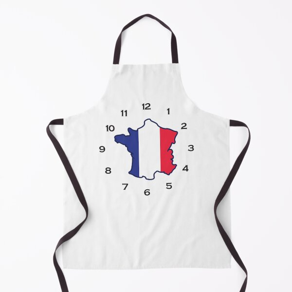 Item preview, France flag map on a clock designed and sold by Tienda-Vane.