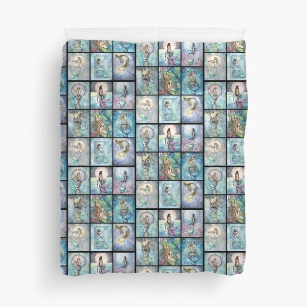 Item preview, Nine Mermaids in One Fantasy Art by Molly Harrison designed and sold by Molly  Harrison.