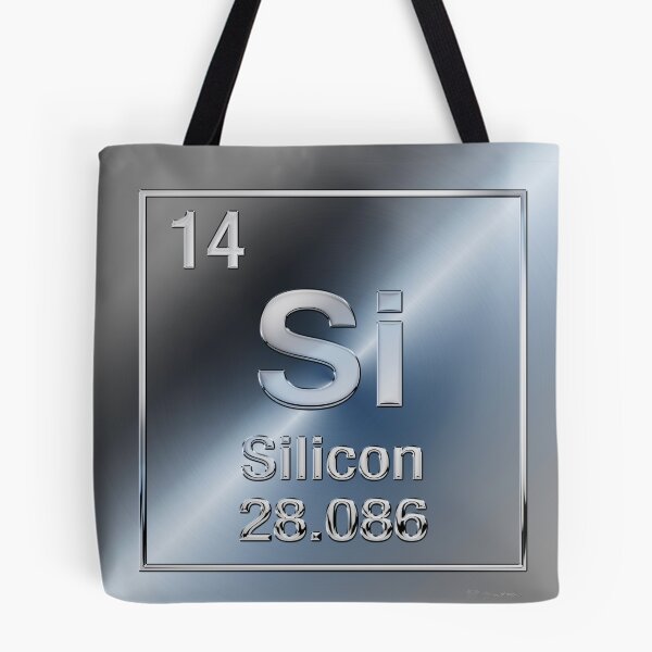 Item preview, Periodic Table of Elements - Silicon (Si) designed and sold by Serge Averbukh Art Studio.