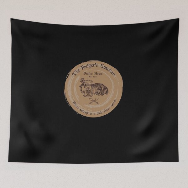 Item preview, The Badger's Knackers Public House Classic T-Shirt designed and sold by NikkiBergs.