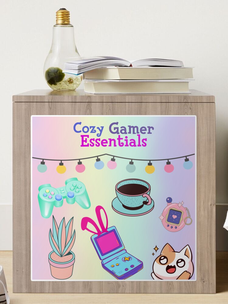 Cozy Gamer Essentials Sticker for Sale by Clefairy Creations