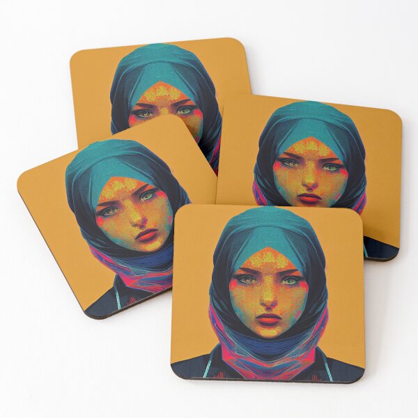 Item preview, Colorful Abstract Hijab Muslimah Hijabi - Abstract Art designed and sold by Substance of the Holy Trinity.