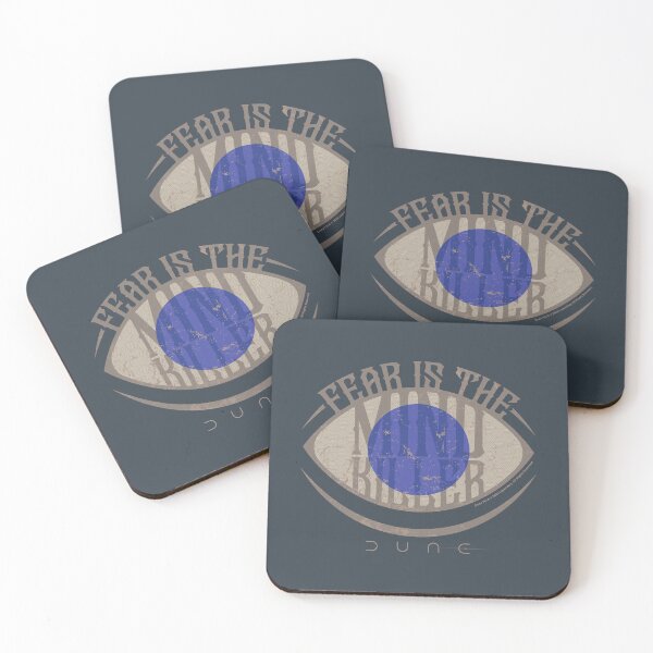 Item preview, Fear is the mind Killer Blue Eye Vintage Badge designed and sold by wolfkin-design.