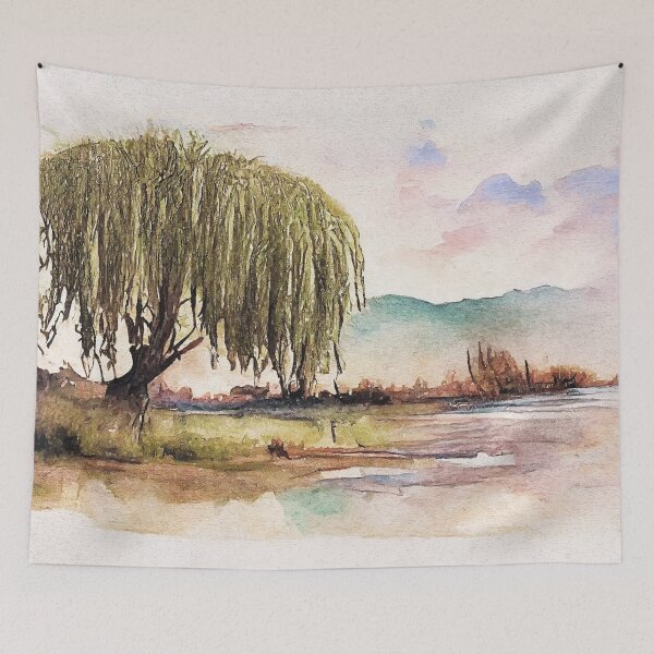 Item preview, Weeping willow tree painting #9 designed and sold by NatureSight.