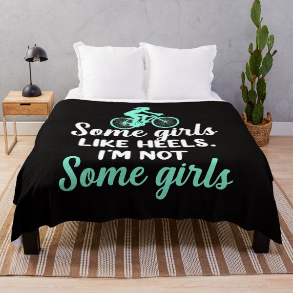 Item preview, Some girls like heels i am not some girls mountain biking MTB Funny Mountain Bike Art For Men Women designed and sold by mohmmed22.