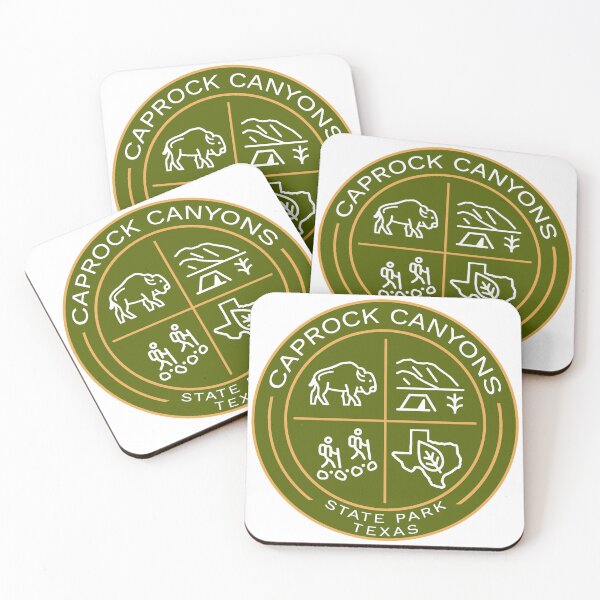 Item preview, Caprock Canyons State Park Heraldic Logo designed and sold by VanyaKar.