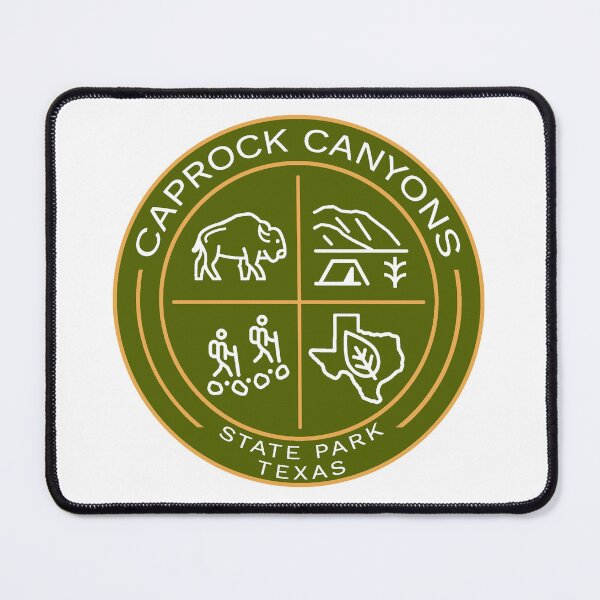 Item preview, Caprock Canyons State Park Heraldic Logo designed and sold by VanyaKar.