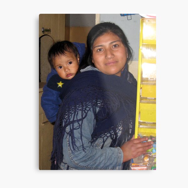Mother and Child Metal Print