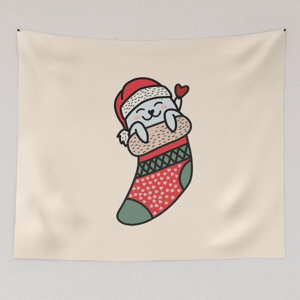 Item preview, Cute baby Seal In Christmas Sock Xmas Pajama designed and sold by JokeGysen.