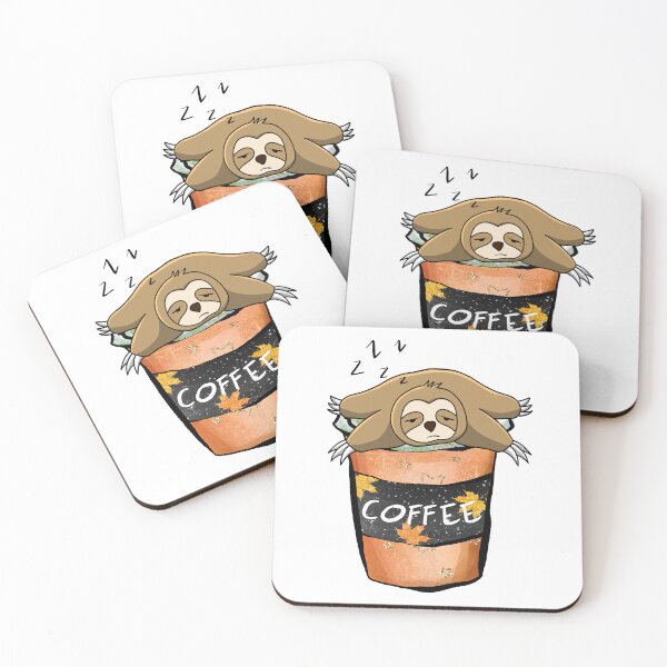 Item preview, Cute Sloth Need Coffee designed and sold by virillanissa.