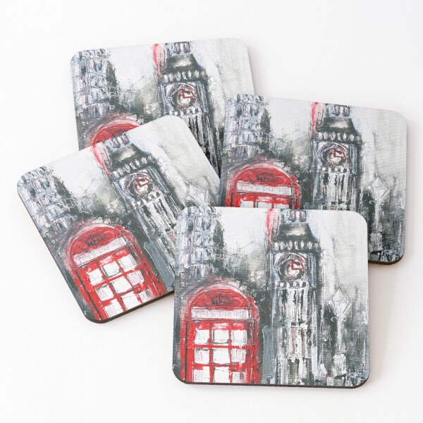 Item preview, London - Big Ben Red Telephone Box designed and sold by Artbyirina.