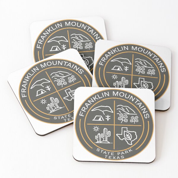 Item preview, Franklin Mountains State Park Heraldic Logo designed and sold by VanyaKar.