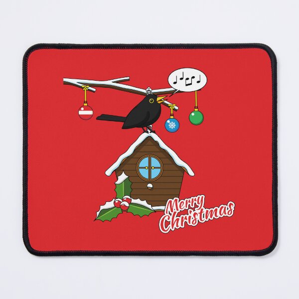 Item preview, Bird House Merry Christmas designed and sold by BirdAtWork.