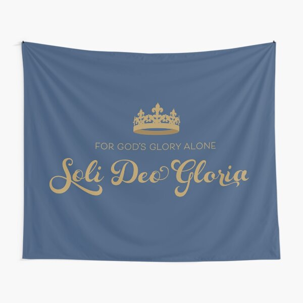 Soli Deo Gloria Banner Tee – Sola Gratia Co.