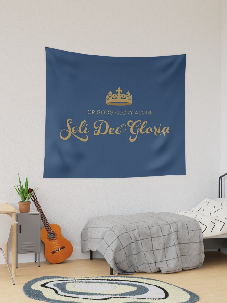 Soli Deo Gloria Banner Tee – Sola Gratia Co.