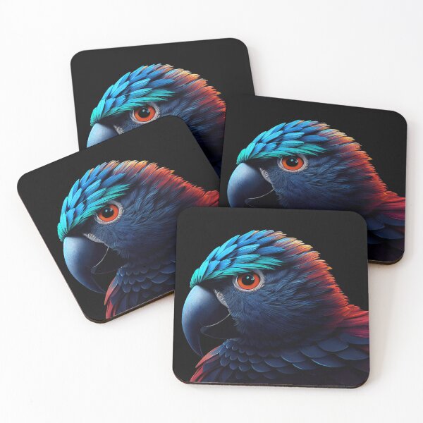 Item preview, Futuristic parrot designed and sold by MorningPanda.