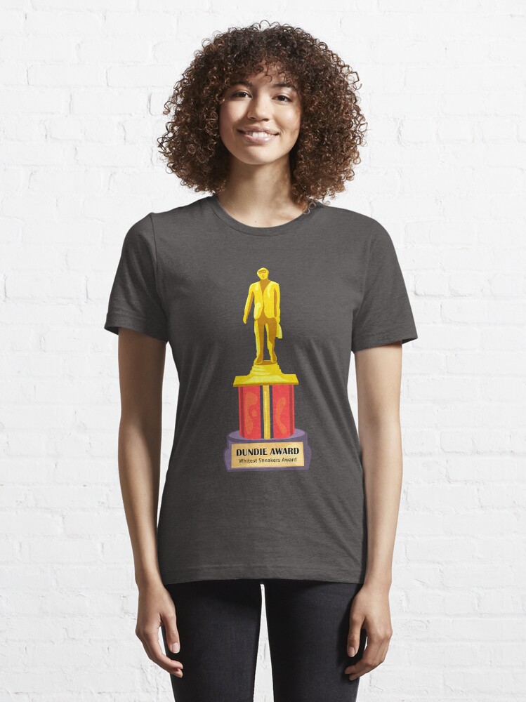 Dundie Award Trophy Whitest Sneakers Award Essential T Shirt for Sale by Shows We Love Gear Redbubble