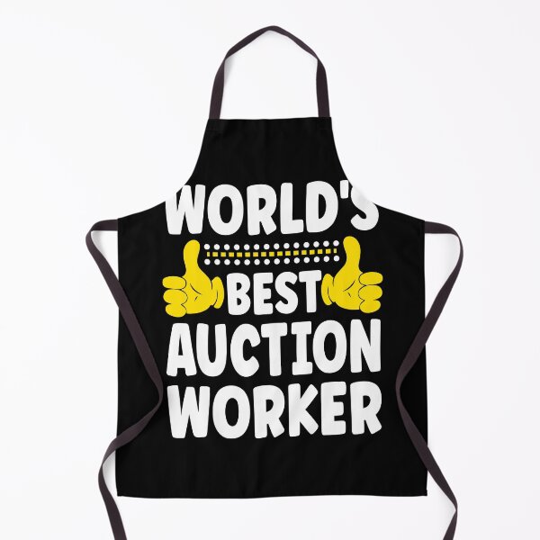 Item preview, World's Best Auction Worker Funny Job Title Auction Worker designed and sold by ecomdesign.