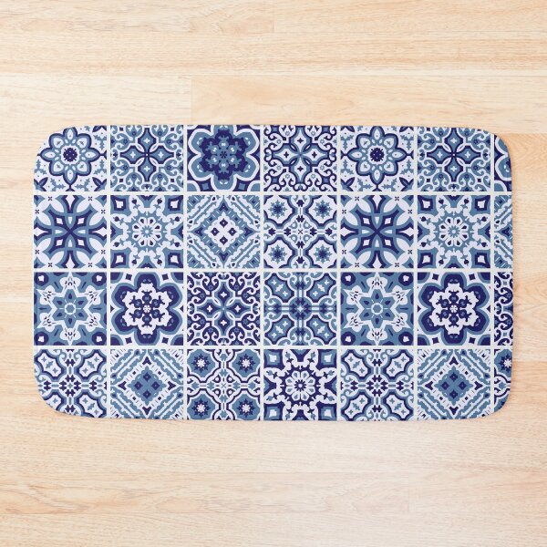 Item preview, Ornate Portuguese Tiles Pattern - Blue and White designed and sold by prirajdesigns.