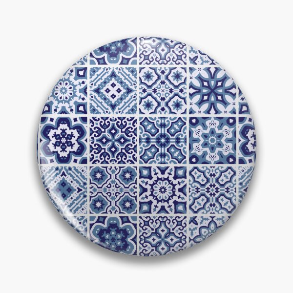 Item preview, Ornate Portuguese Tiles Pattern - Blue and White designed and sold by prirajdesigns.
