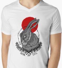 HEAR NO EVIL - STRAWBERRY Men's V-Neck T-Shirt