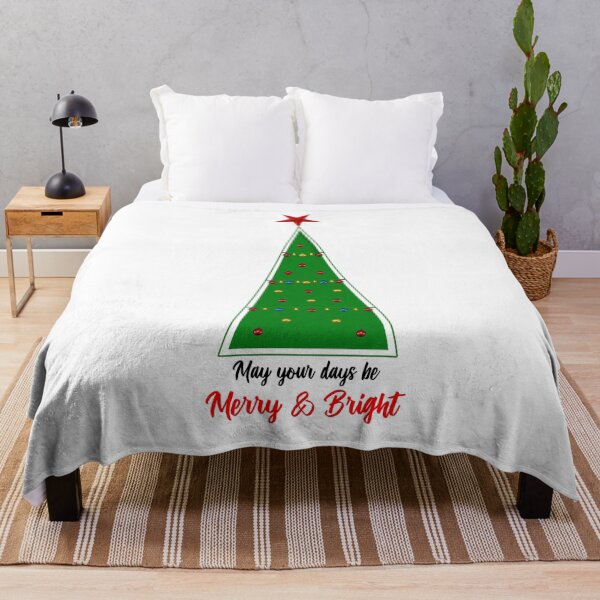 Item preview, May your days be Merry & Bright designed and sold by UniqueDesignHub.
