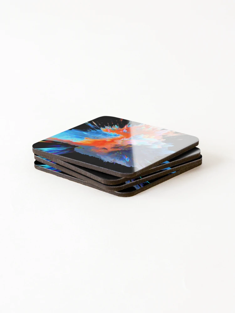 Thumbnail 4 of 5, Coasters (Set of 4), Colorful abstract designed and sold by RIXXI HEY CO..