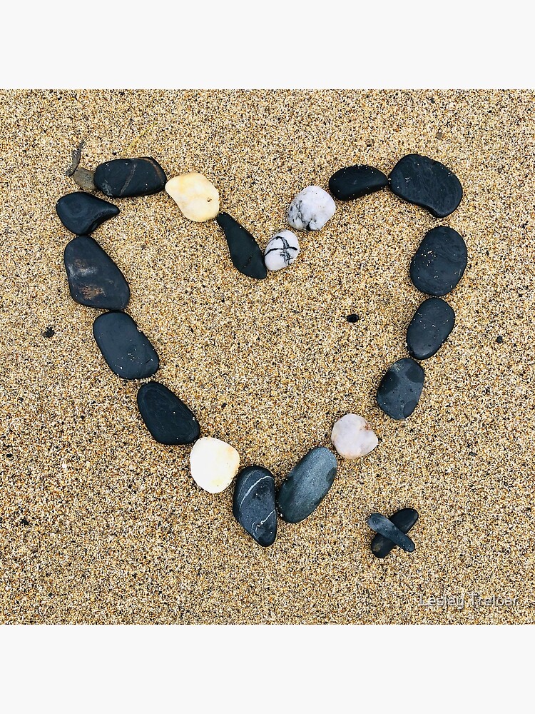 Thumbnail 3 of 3, Poster, Beachy Love Heart designed and sold by latreloar.