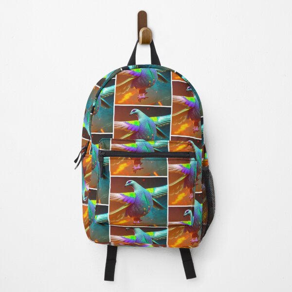 Item preview, Florescent City Pigeon: Volcano designed and sold by katiebca2.