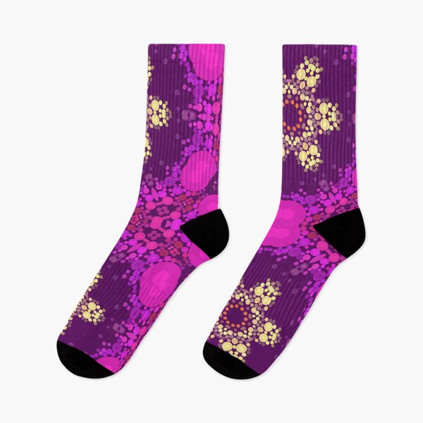Artikelvorschau, Punkt-Mandala-Blumen-Rosa und Gelb entworfen und verkauft von WormholeOrbital.