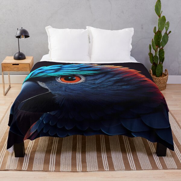 Item preview, Futuristic parrot with background designed and sold by MorningPanda.