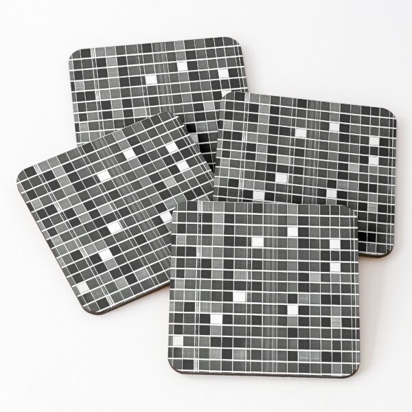 Item preview, BLACK AND WHITE TILES PATTERN designed and sold by optimusprime39.