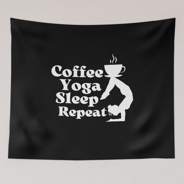 Item preview, Coffee Yoga Sleep Repeat designed and sold by Diverseideas.