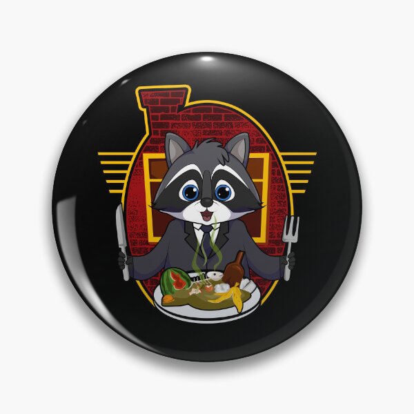 Item preview, Cute Racoon Eating Food Funny Gifts For Racoon Lovers designed and sold by borutawear.