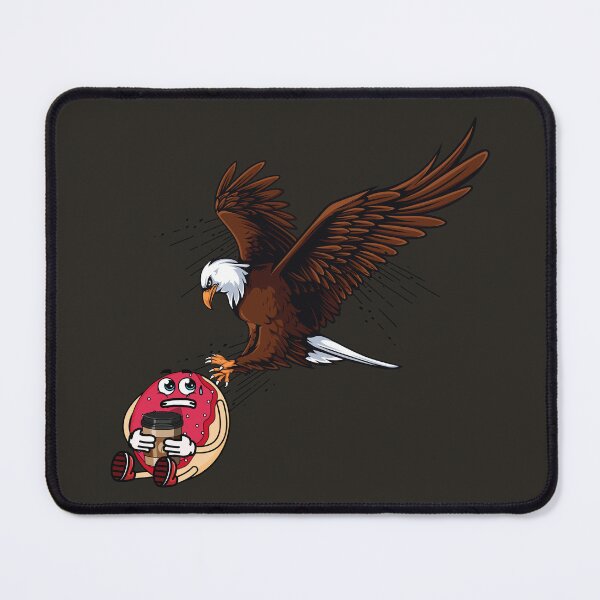Item preview, Bald eagle hunting a donut designed and sold by Donutlovers.