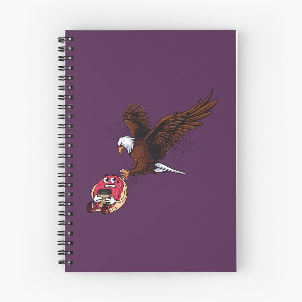 Item preview, Bald eagle hunting a donut designed and sold by Donutlovers.
