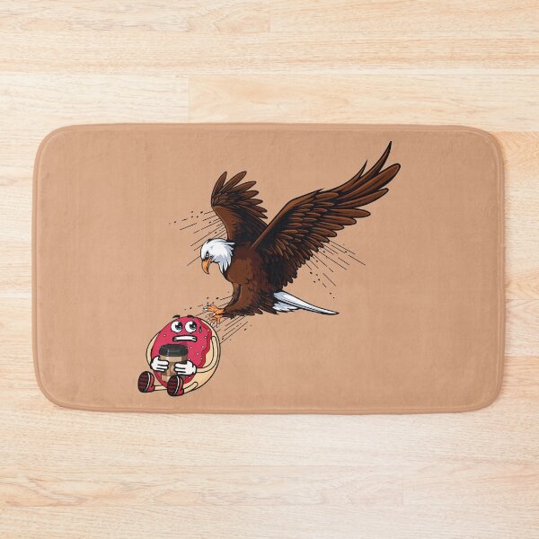 Item preview, Bald eagle hunting a donut designed and sold by Donutlovers.