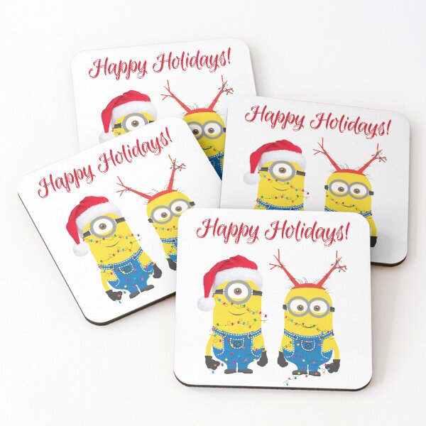 Item preview, Minnions Happy Holidays ! designed and sold by MollyJaneArt.