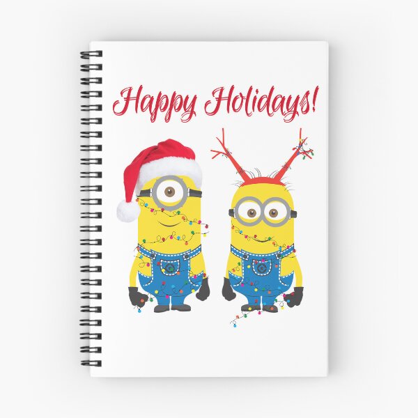 Aperçu de l'œuvre Les Minions Joyeuses Fêtes ! créée et vendue par MollyJaneArt.