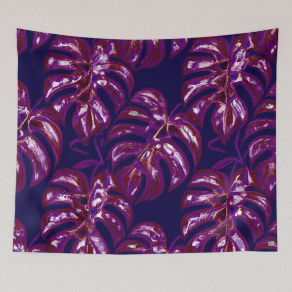 Item preview, Magenta Monsteras designed and sold by EggheadK8.